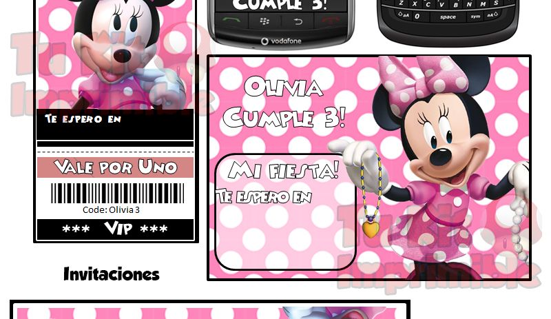 Kit Imprimible Minnie