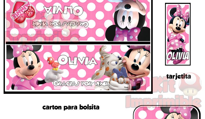 Kit Imprimible Minnie