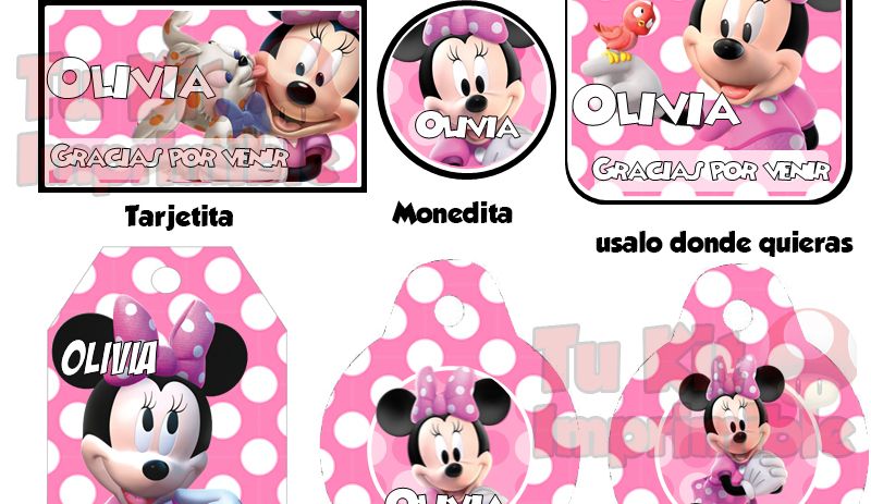 Kit Imprimible Minnie