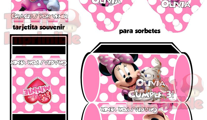 Kit Imprimible Minnie