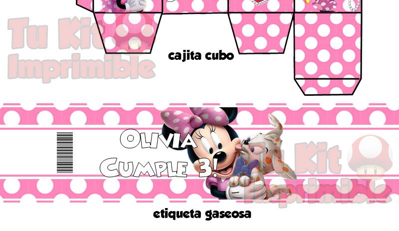 Kit Imprimible Minnie