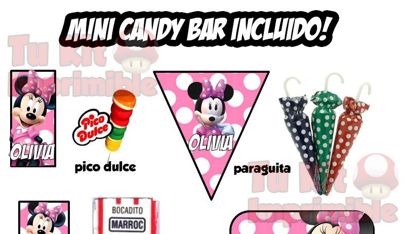 Kit Imprimible Minnie