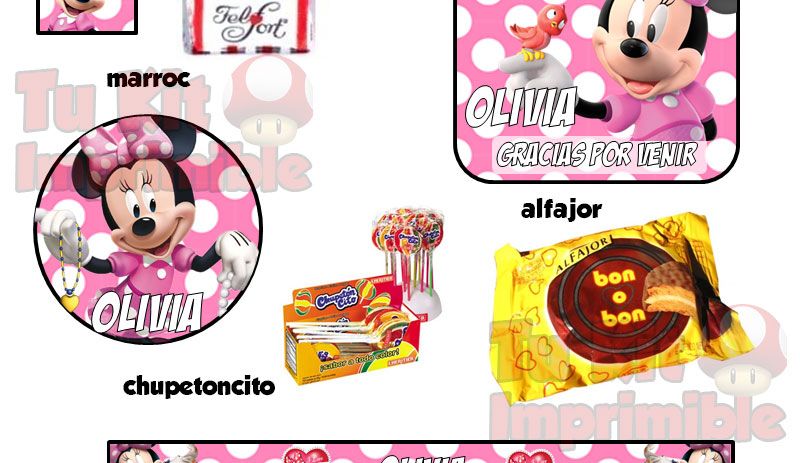 Kit Imprimible Minnie