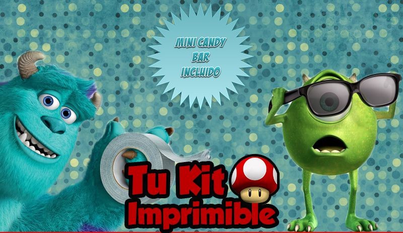 Kit Imprimible Monster Inc