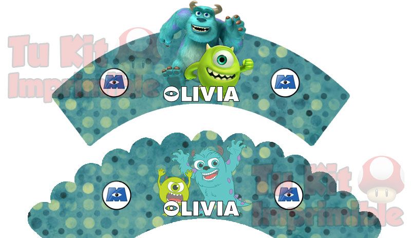 Kit Imprimible Monster Inc