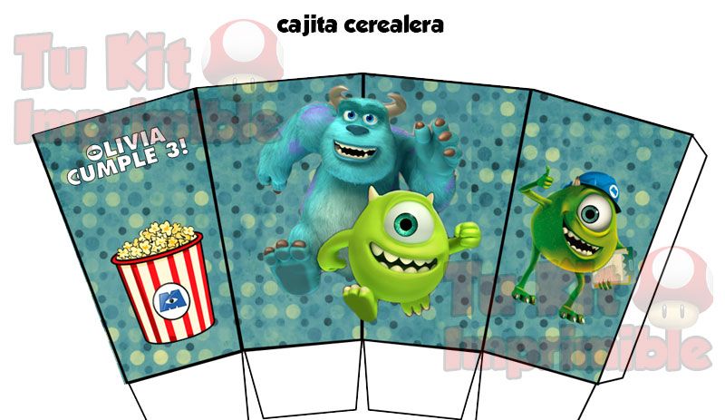 Kit Imprimible Monster Inc