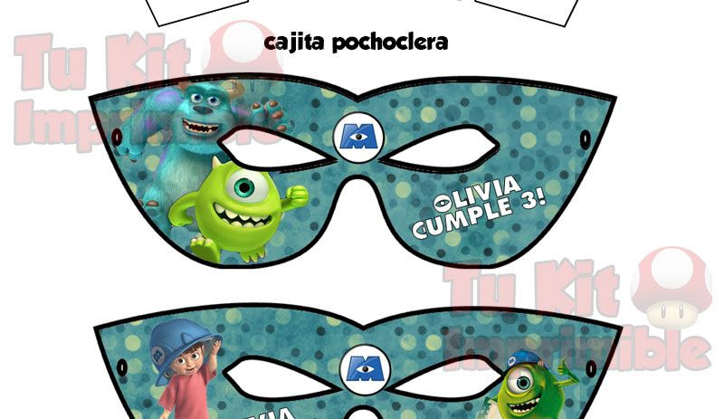Kit Imprimible Monster Inc