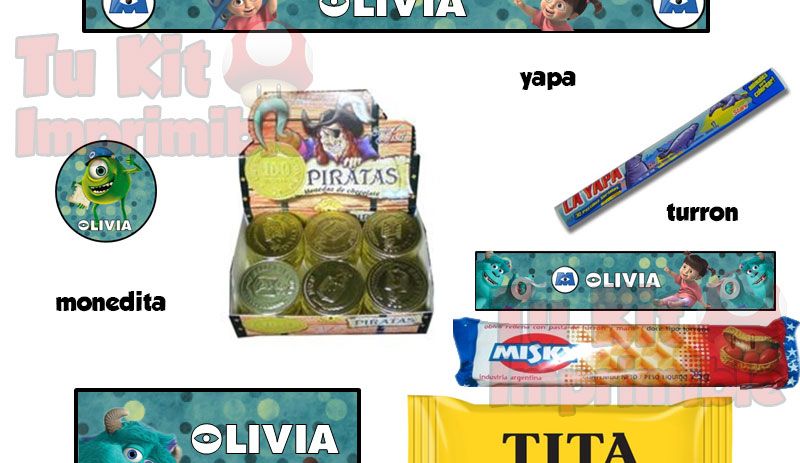 Kit Imprimible Monster Inc