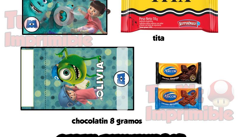 Kit Imprimible Monster Inc