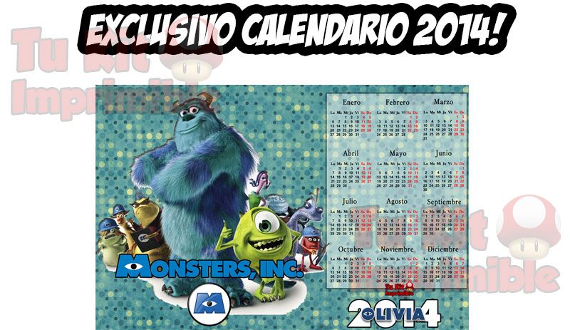 Kit Imprimible Monster Inc