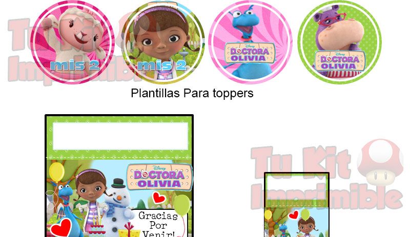 Invitaciones Doctora Juguetes