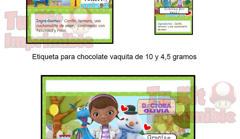 Invitaciones Doctora Juguetes