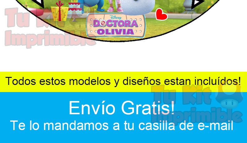 Invitaciones Doctora Juguetes