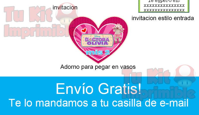 Invitaciones Doctora Juguetes