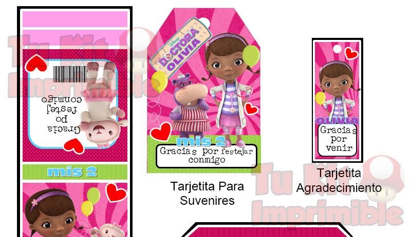 Invitaciones Doctora Juguetes