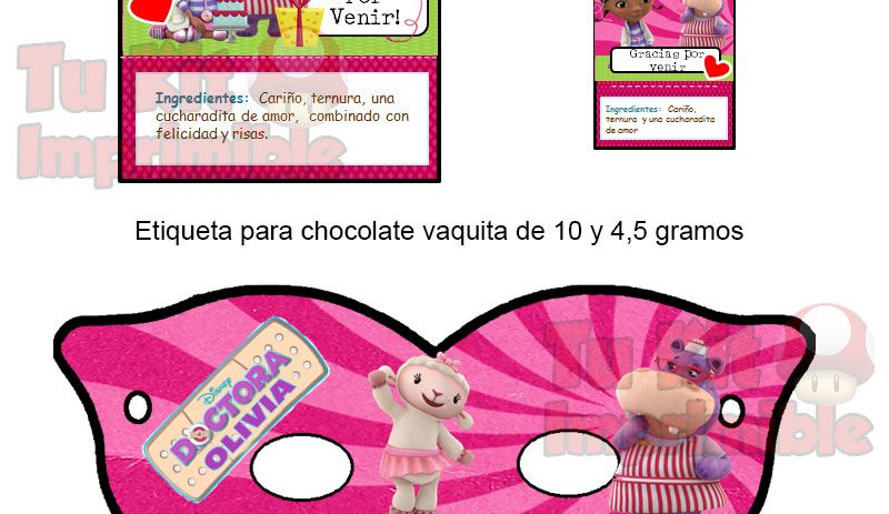 Invitaciones Doctora Juguetes