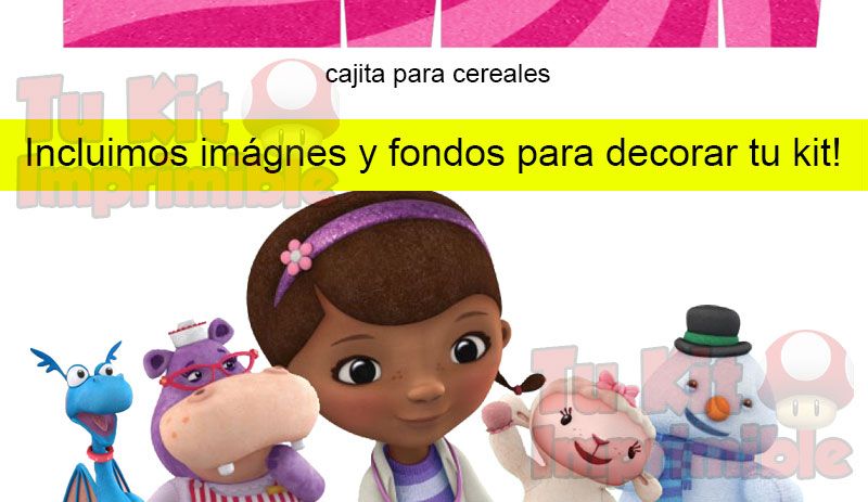 Invitaciones Doctora Juguetes