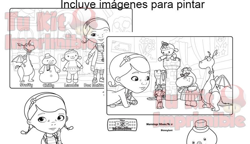 Invitaciones Doctora Juguetes