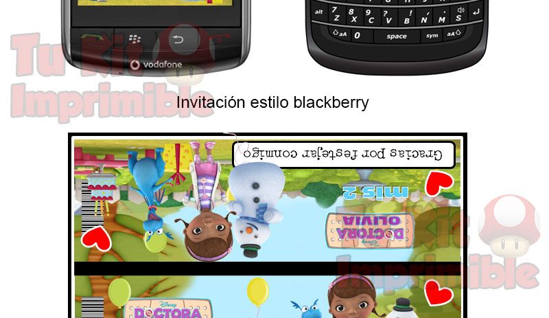Invitaciones Doctora Juguetes