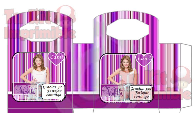Invitaciones Violetta