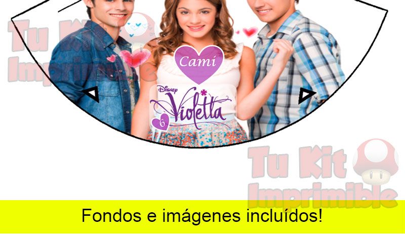 Invitaciones Violetta