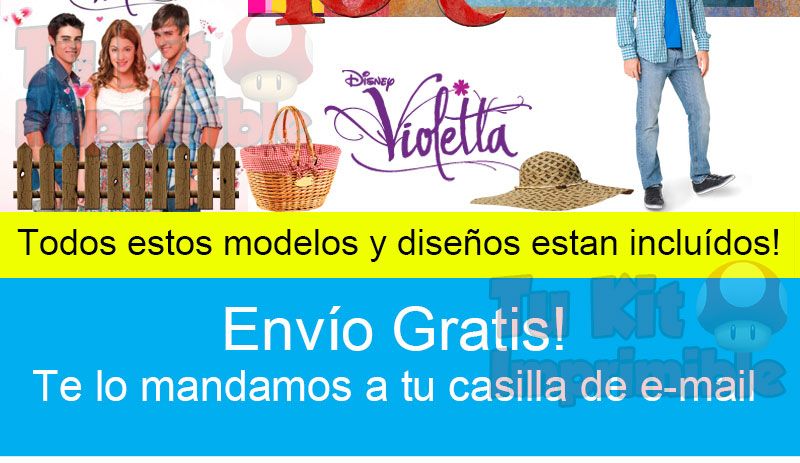 Invitaciones Violetta