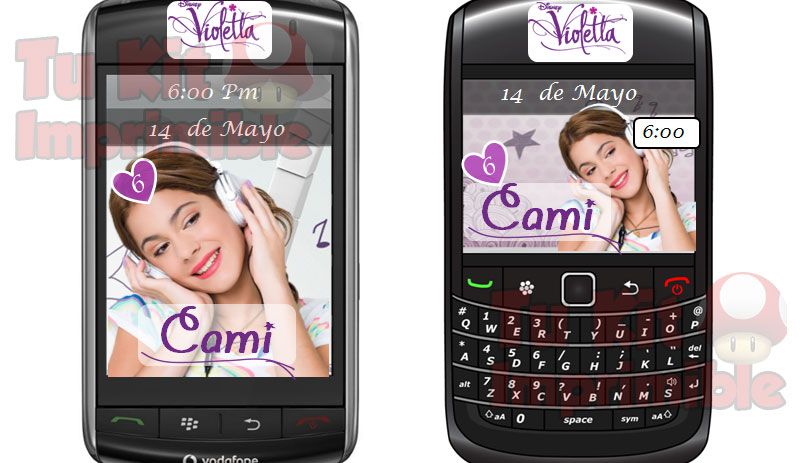 Invitaciones Violetta