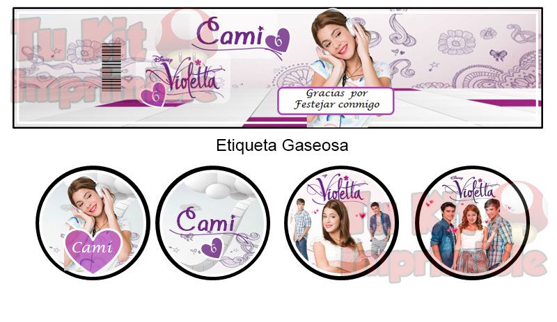 Invitaciones Violetta