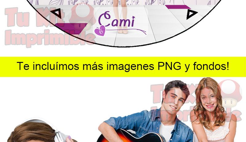 Invitaciones Violetta