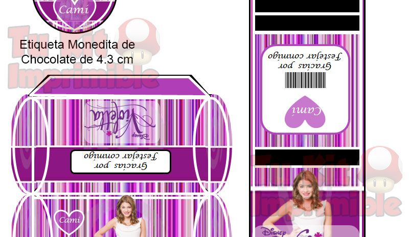 Invitaciones Violetta