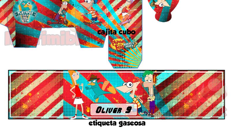 Kit Imprimible Phineas y Ferb