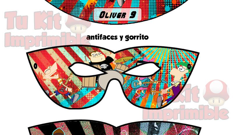 Kit Imprimible Phineas y Ferb