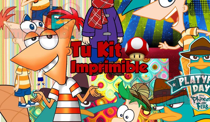 Kit Imprimible Phineas y Ferb