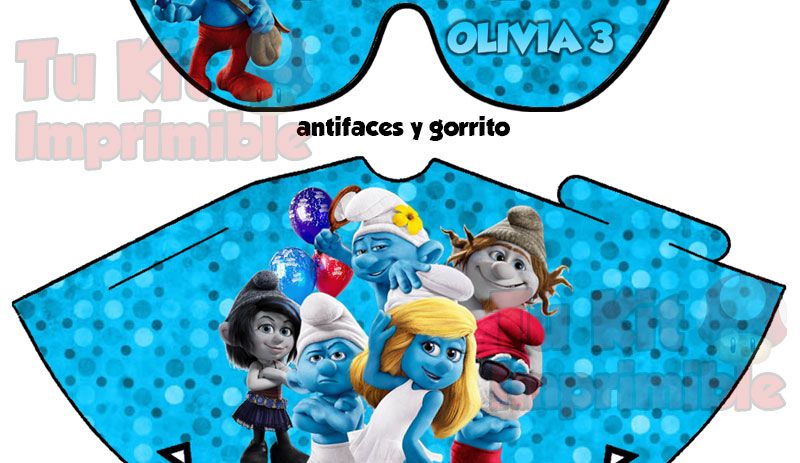 Kit Imprimible Pitufos