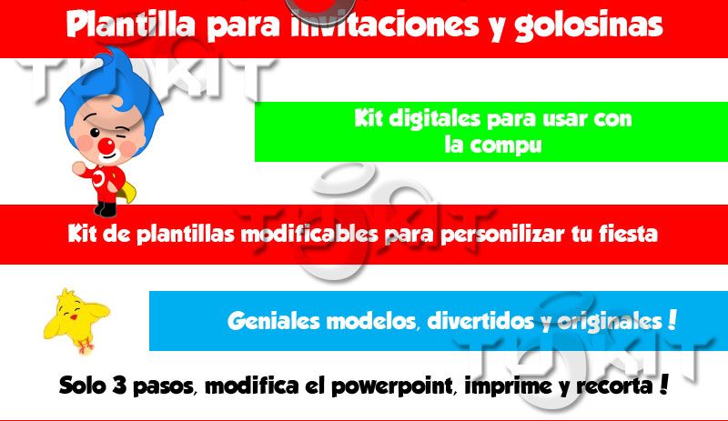 invitaciones plim plim