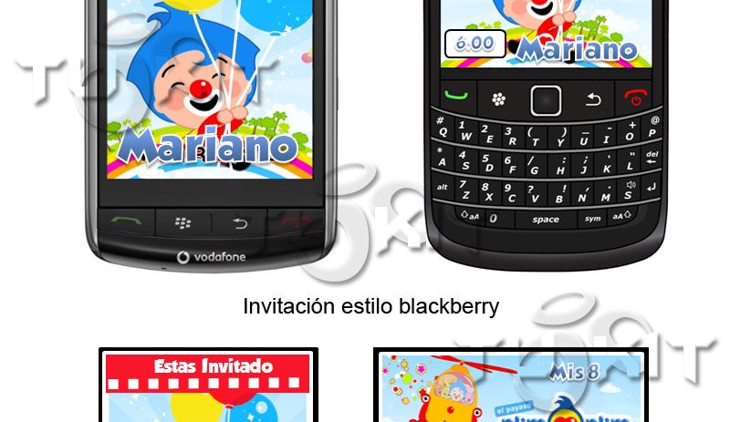 invitaciones plim plim