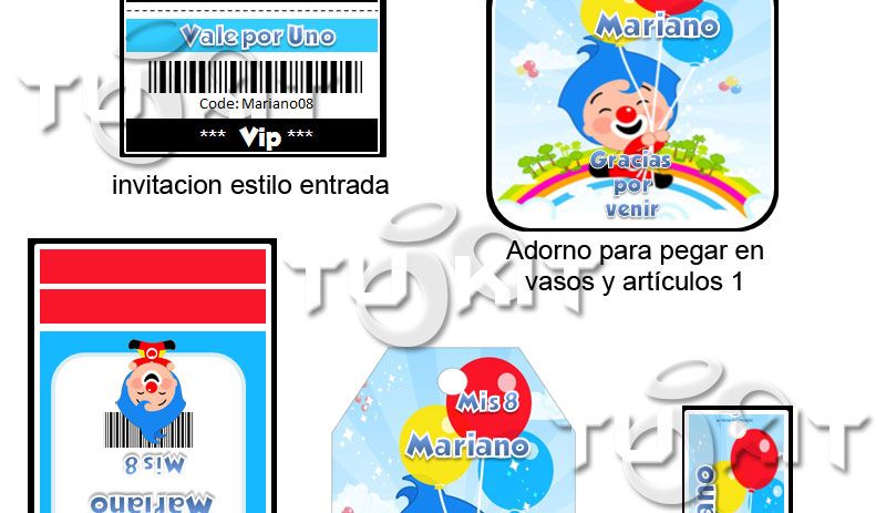invitaciones plim plim