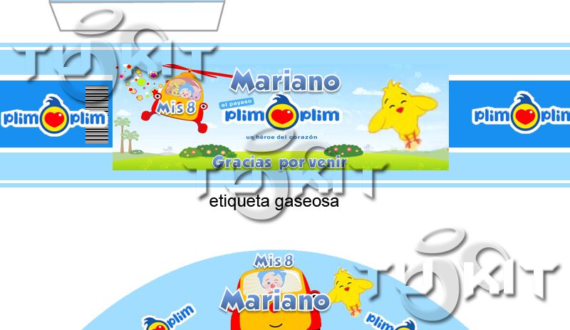 invitaciones plim plim