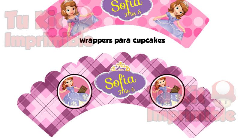 Kit Imprimible Princesita Sofia