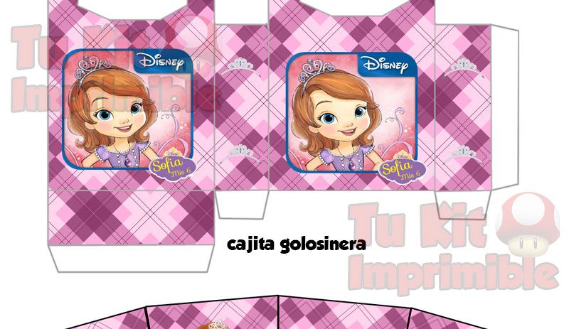 Kit Imprimible Princesita Sofia