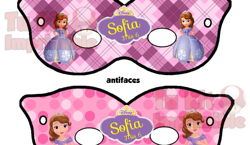 Kit Imprimible Princesita Sofia