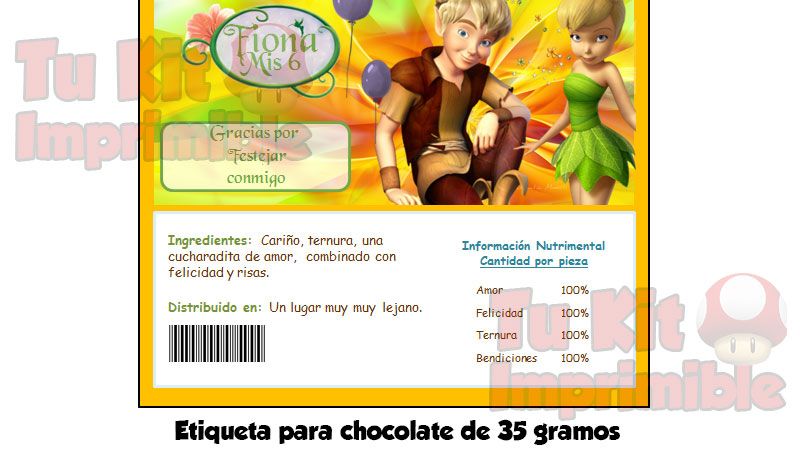 invitaciones Tinkerbell