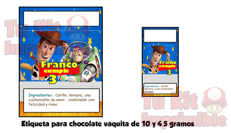 invitaciones Toy Story