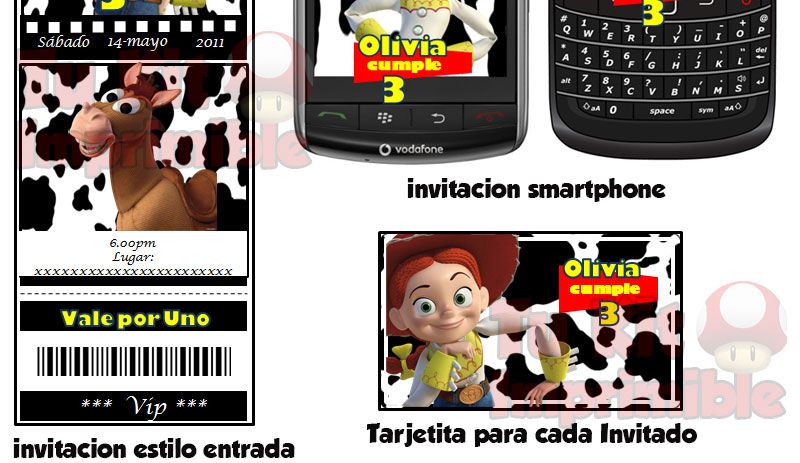 invitaciones Toy Story