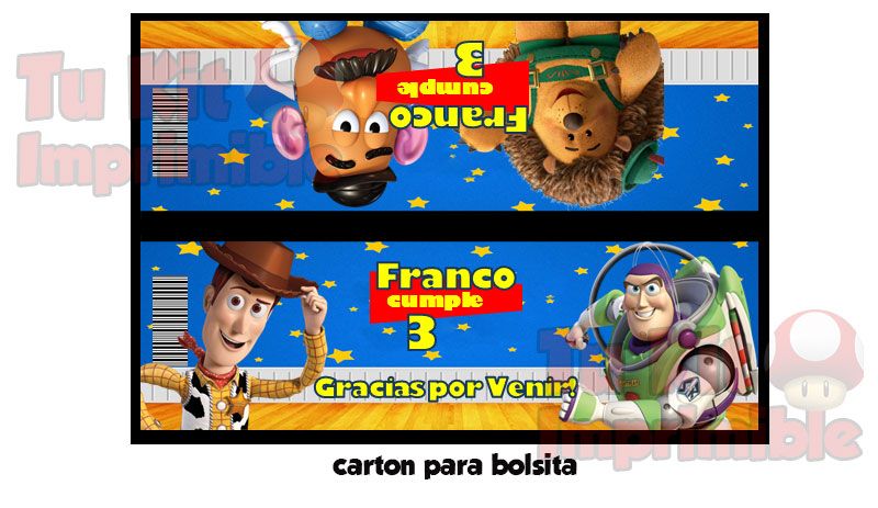 invitaciones Toy Story