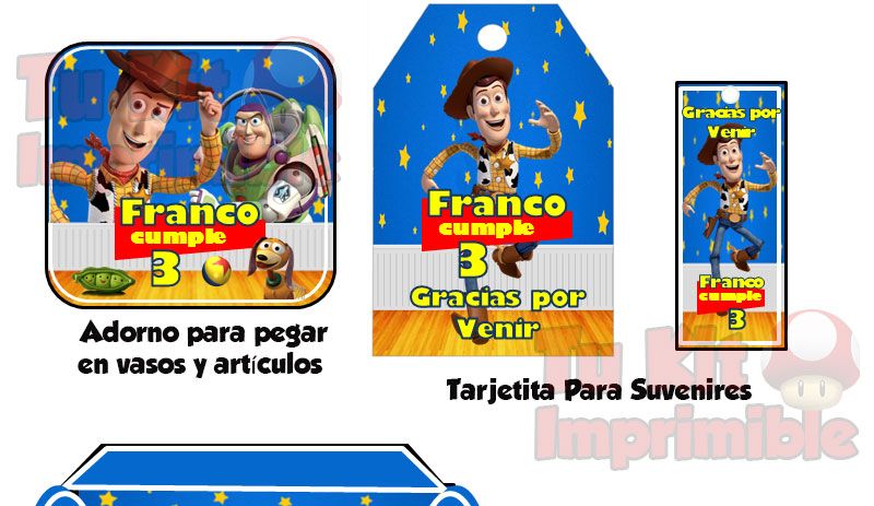 invitaciones Toy Story