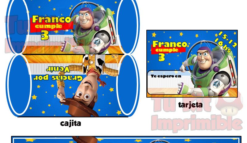 invitaciones Toy Story