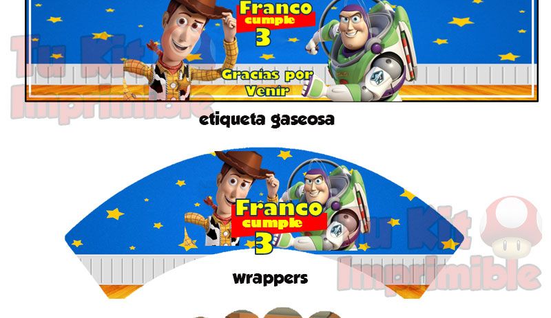 invitaciones Toy Story
