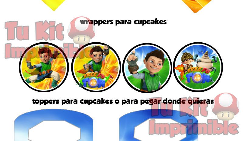 Kit Imprimible Tree Fu Tom