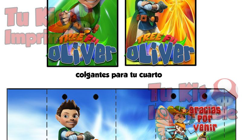 Kit Imprimible Tree Fu Tom